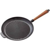 Stellar Cast Iron Grill Pan Round 28cm image