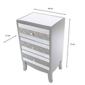 Jade Mirrored 3 Drawer Locker image