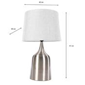 Mercury Table Lamp Satin 61cm image