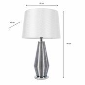 Macy Ridges Table Lamp Smoked Grey 64cm image