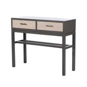 Vanessa 2 Drawer Console Table Stone Grey image