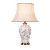 Selena Ceramic Lamp Brushed Bronze Height 57cm image