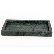 Boho Green and Black Marble Tray 30x15x3cm image