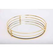 Gold Round Mirrored Tray Dia 30cm image