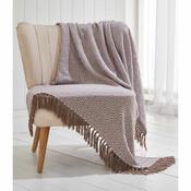 Ascot Pebble 100% Cotton Throw 130x170cm image