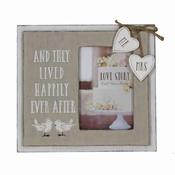 Love Story Photo Frame – Happily Ever After 4×6 image