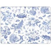Pimpernel Botanic Blue Six Placemats &amp; Coasters image