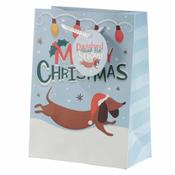 Xmas Dachshund Gift Bag Medium image