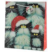 Kim Haskins Christmas Cats Gift Bag Extra Large image