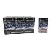 LED Cluster Lights 200 Battery White Timer 3xAA image