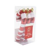Glitter Candy Cane 14cm 3 Piece image