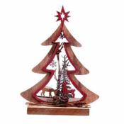 Wooden Cutout Tree Deco 20cm image
