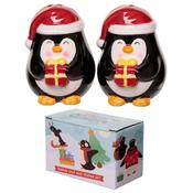 Christmas Penguin Ceramic Salt and Pepper Set image