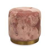 Mustard  Stool with Buttons image