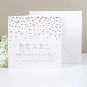 Amore Deluxe Card Pearl Anniversary image