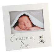 Christening Pearlised Photo Frame 6×4 image