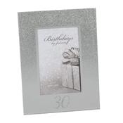 Glitter Mirror Frame 4X6 – 30th Birthday image