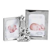 Double Aperture Giraffe &amp; Teddies Photo Frame image