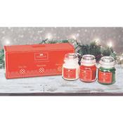 Newgrange Set of 3 Christmas Candle Jar Set image