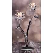 Grange 2 Glass Flower Candle Holder image