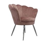 Shell Velvet Chair Blush Pink image