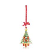 B&amp;B Alphabet Christmas Tree Decoration – M image