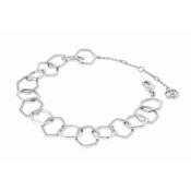 Silver Honeycomb Chain Bracelet image