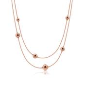 Romi Rose Gold Bead Necklace image
