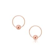 Romi Rose Gold Bead Earrings image