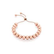 Romi Rose Gold Metal Ball Bolo Bracelet image