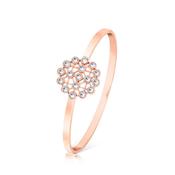 Romi Rose Gold Net Bangle image