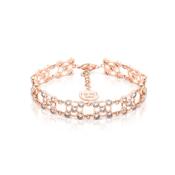 Romi Rose Gold Net Bracelet image