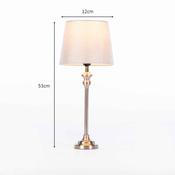 Dani Mini Buffet Silver &amp; Grey Lamp image