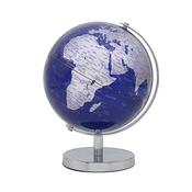 Globe Silver and Blue 15x15x19cm image
