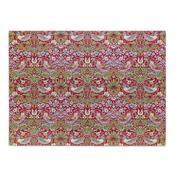 Strawberry Thief Red Cutting Board 40x30x5cm image