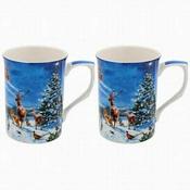 Magic of Christmas Set of 2 Mugs 12x8x11cm image