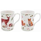 Winter Forest Set of 2 Mugs 12x8x11cm image