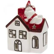 LED House Red and White 7x13cm