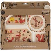 Woodland Bamboo Eating Set image