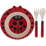 Bamboo Ladybird 3 Piece Eating Set image