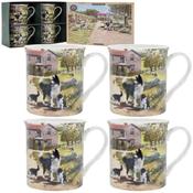 Collie and Sheep Mugs Set of 4 image