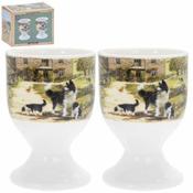 Collie and Sheep Egg Cups image