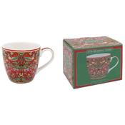 StrawBerry Thief Red Breakfast Mug image