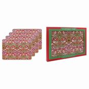 StrawBerry Thief Red Placemats Set of 4 image
