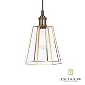 Alto Geometric Classic Pendant Brass image