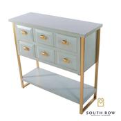 Ainsley 2 Drawer Console Table Pale Blue image
