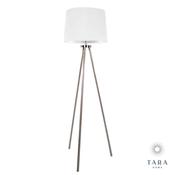 Ellie Satin Silver Tripod Floor Lamp image