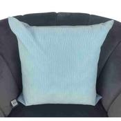Pale Blue Wave Design Cushion Cover 44cm image