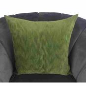 Moss Green Wave Design Cushion Cover 44cm image