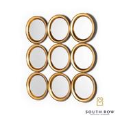 Harriet Wall Décor 9 Mirror Antique Gold image